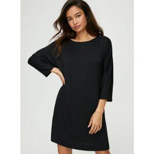 Aritzia Wilfred Free Cober T-Shirt Mini Dress Black Size Small
